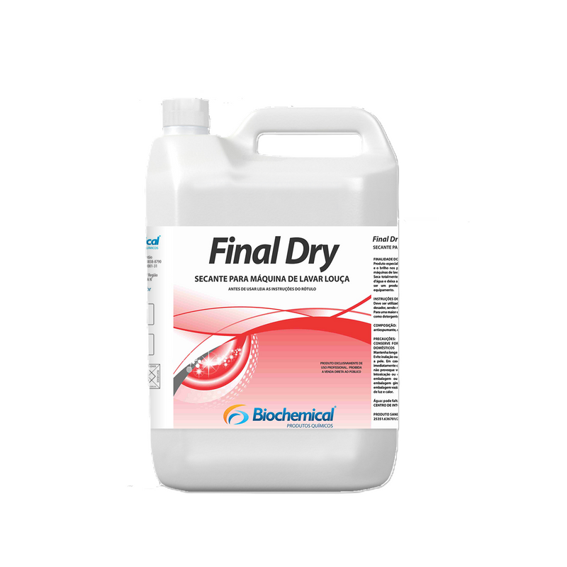 SECANTE P/ LAVA LOUCA FINAL DRY 5 L