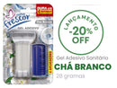 GEL ADESIVO NOVO FRESCOR CHA BRANCO APLICADOR COM 4