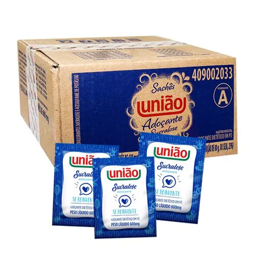 ADOCANTE UNIAO SUCRALOSE SACHET CX C/ 400