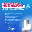 TOALHA DESCARTAVEL PRATIKO 30X38 ROLO C/ 50 TOALHAS
