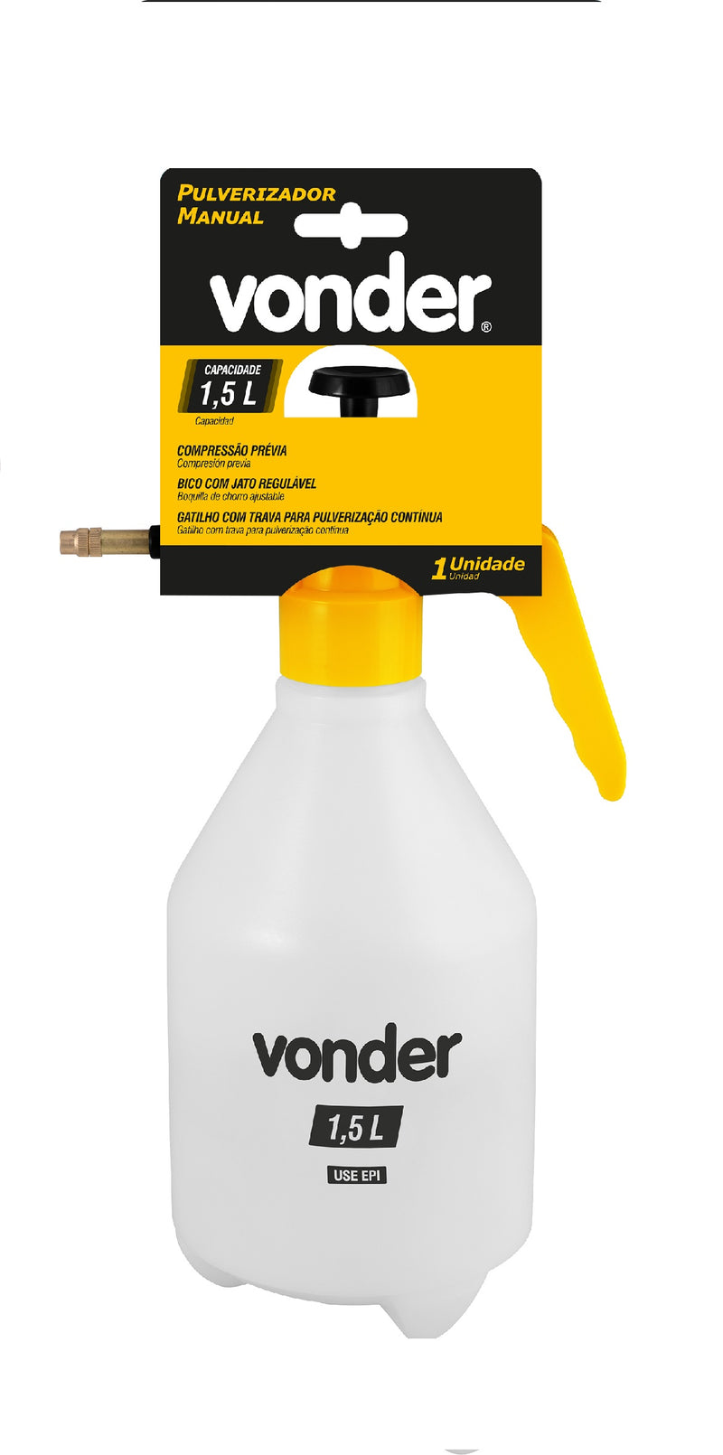 PULVERIZADOR DE COMPRESSAO VONDER 1,5 L