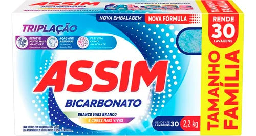 DETERGENTE PO ASSIM TRIPLACAO TAMANHO FAMILIA 2,2KG