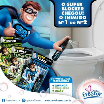 KIT BLOQUEADOR DE ODOR BLOCKER NOVO FRESCOR 60 ML