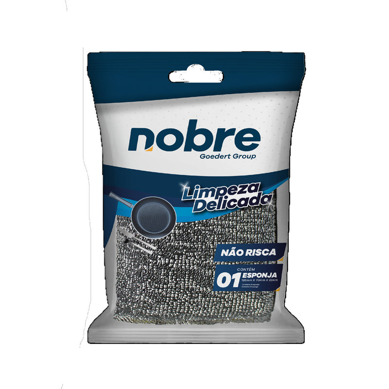ESPONJA NOBRE POLIESTER LIMPEZA DELICADA