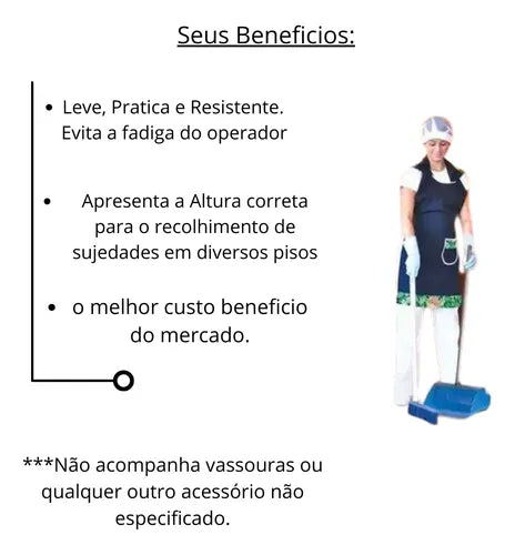 PA LIXO PLASTICA COLETORA POP BRALIMPIA