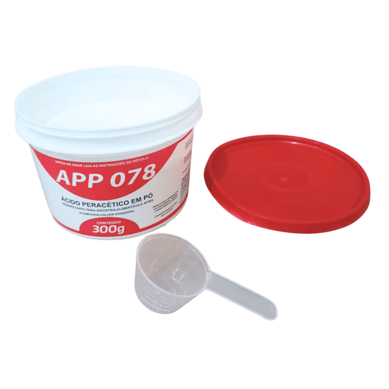 Desinfetante para verdura e produção de cerveja App 078 pó 300 grs