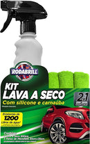 KIT LAVA CARRO A SECO RODABRIL