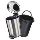 LIXEIRA INOX RAYCO PEDAL 12 LITROS