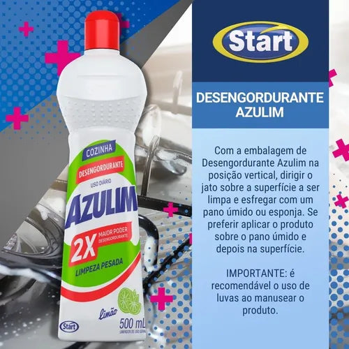 DESENGORDURANTE AZULIM LIMPEZA PESADA 500 ML PROM.