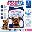 TAPETE HIGIENICO GOODPAD 60 x 60 PCT COM 7 UNID.