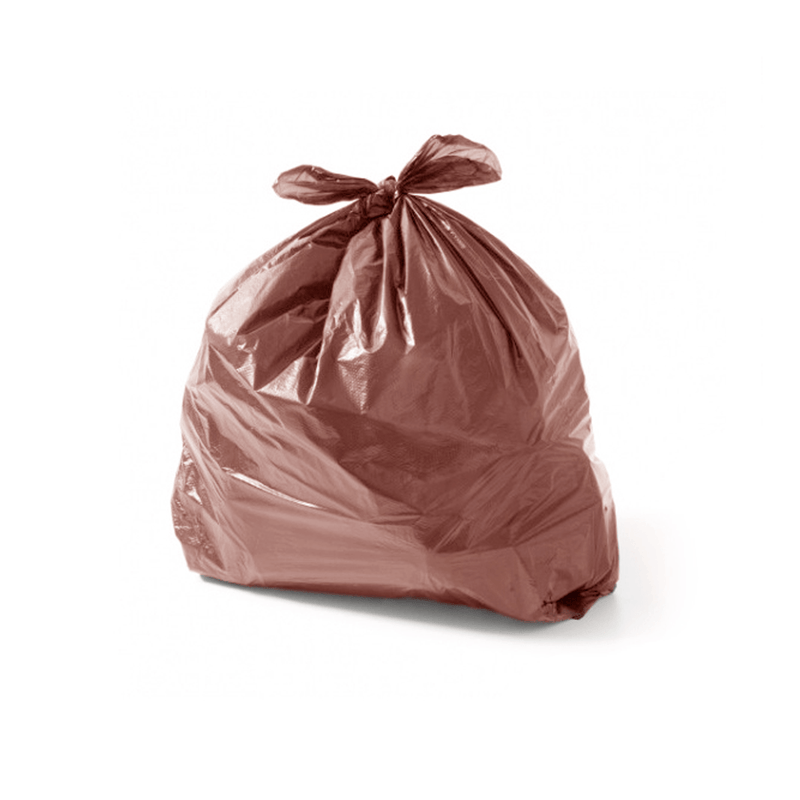 SACO LIXO COLORIDO IDEAL 110 LITROS MARROM C/100
