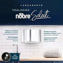 DISPENSER PARA PAPEL TOALHA INTERFOLHA NOBRE SELECT INOX ESCOVADO