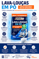 DETERGENTE PO PARA MAQ. LOUCA ALVEJA PRO  1 KG