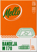 BANDEJA RETANGULAR  MELLO 1100 ML  CX C/100