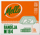 BANDEJA RETANGULAR  MELLO 1500 ML  CX C/100