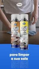 Kit Limpa Estofados + Lustra Moveis Zip Clean