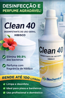 DESINFETANTE CLEAN 40 1 LITRO HIBISCO