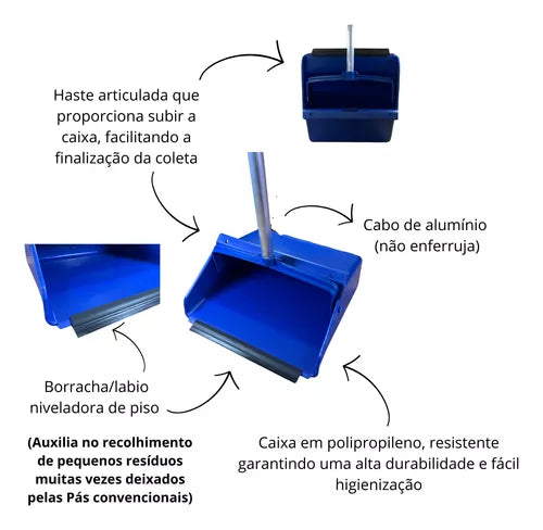 PA LIXO PLASTICA COLETORA POP BRALIMPIA