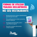 TOALHA DESCARTAVEL PRATIKO 30X38 ROLO C/ 50 TOALHAS