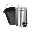 LIXEIRA INOX RAYCO PEDAL 12 LITROS