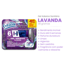 GEL ADESIVO NOVO FRESCOR LAVANDA APLICADOR COM 6 - UnikUnik 105824GEL ADESIVO NOVO FRESCOR LAVANDA APLICADOR COM 67898969287067
