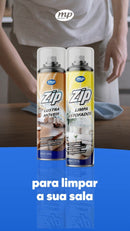 Kit Limpa Estofados + Lustra Moveis Zip Clean - UnikUnik 105872Kit Limpa Estofados + Lustra Moveis Zip Clean7898567703334