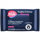 Lenço umedecido intimo Mili - kit com 14 pacotes com 16 lenços cada. - Unik Higiene e LimpezaUnik 105566Lenço umedecido intimo Mili - kit com 14 pacotes com 16 lenços cada.17896104994747