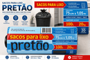 SACO LIXO PRETAO 100 LTS ROLO COM 10 UNID.